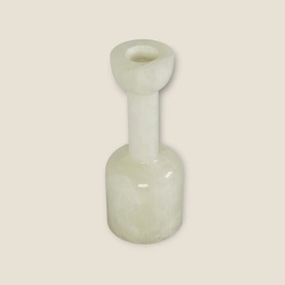 Stemmed Cup Candle Stand - Onyx