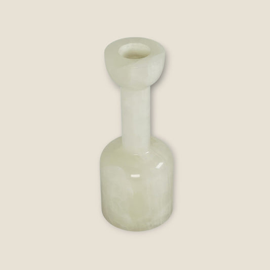Stemmed Cup Candle Stand - Onyx