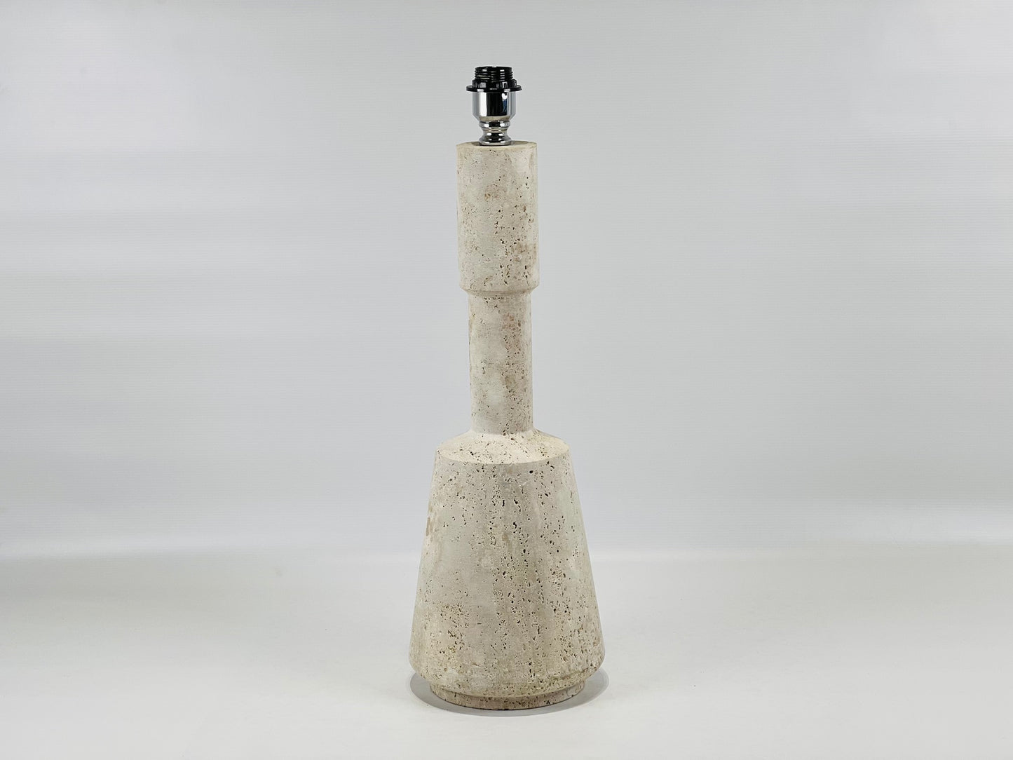 Bell Table Lamp - Travertine