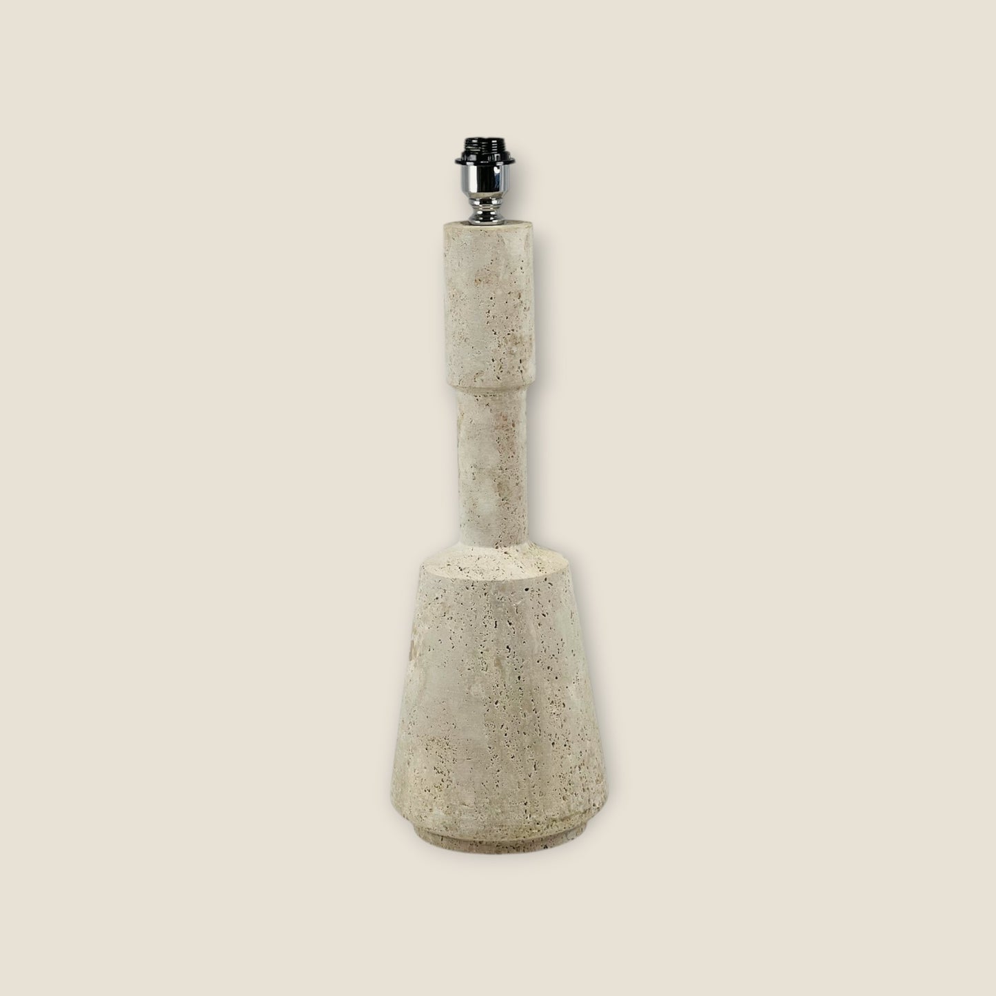 Bell Table Lamp - Travertine