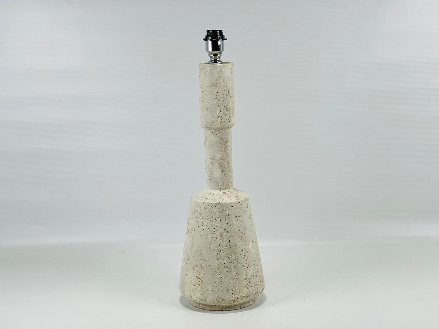 Bell Table Lamp - Travertine