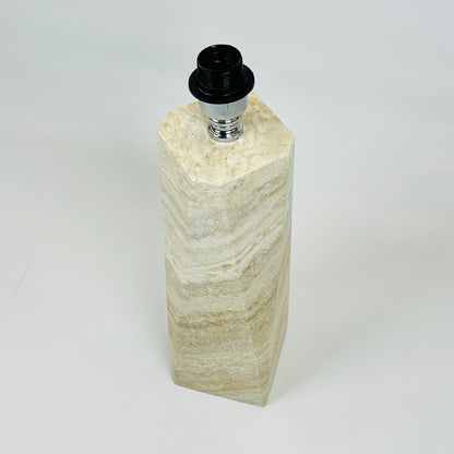 Prismic Table Lamp - Travertine