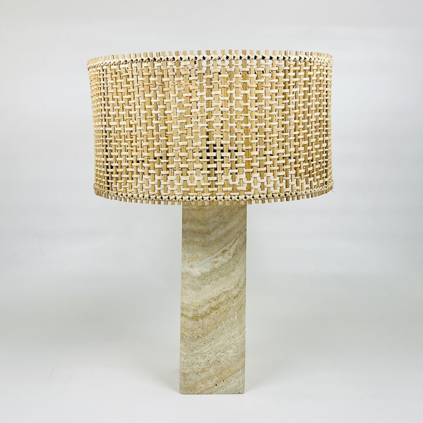 Prismic Table Lamp - Travertine