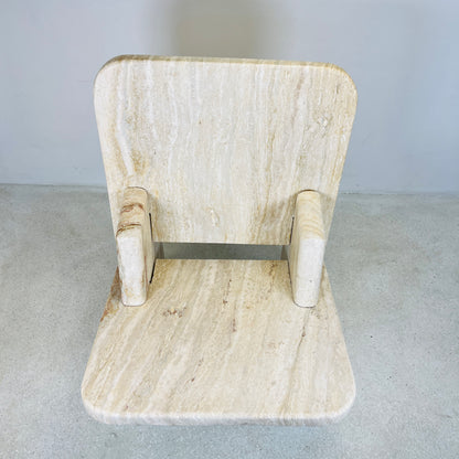 Throne Chair - Travertine