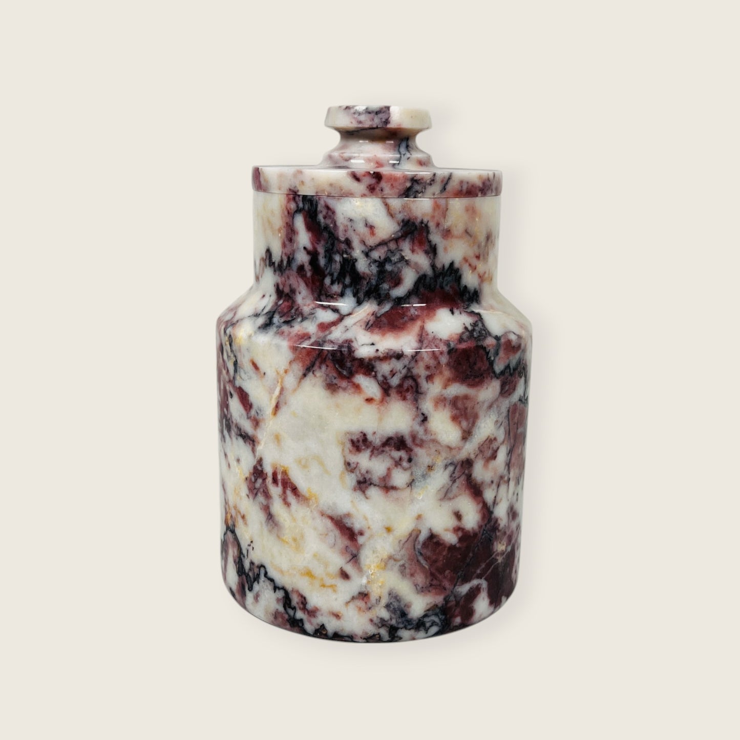 Timeless Jar - Red & White
