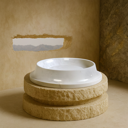 Whorl Sink - White