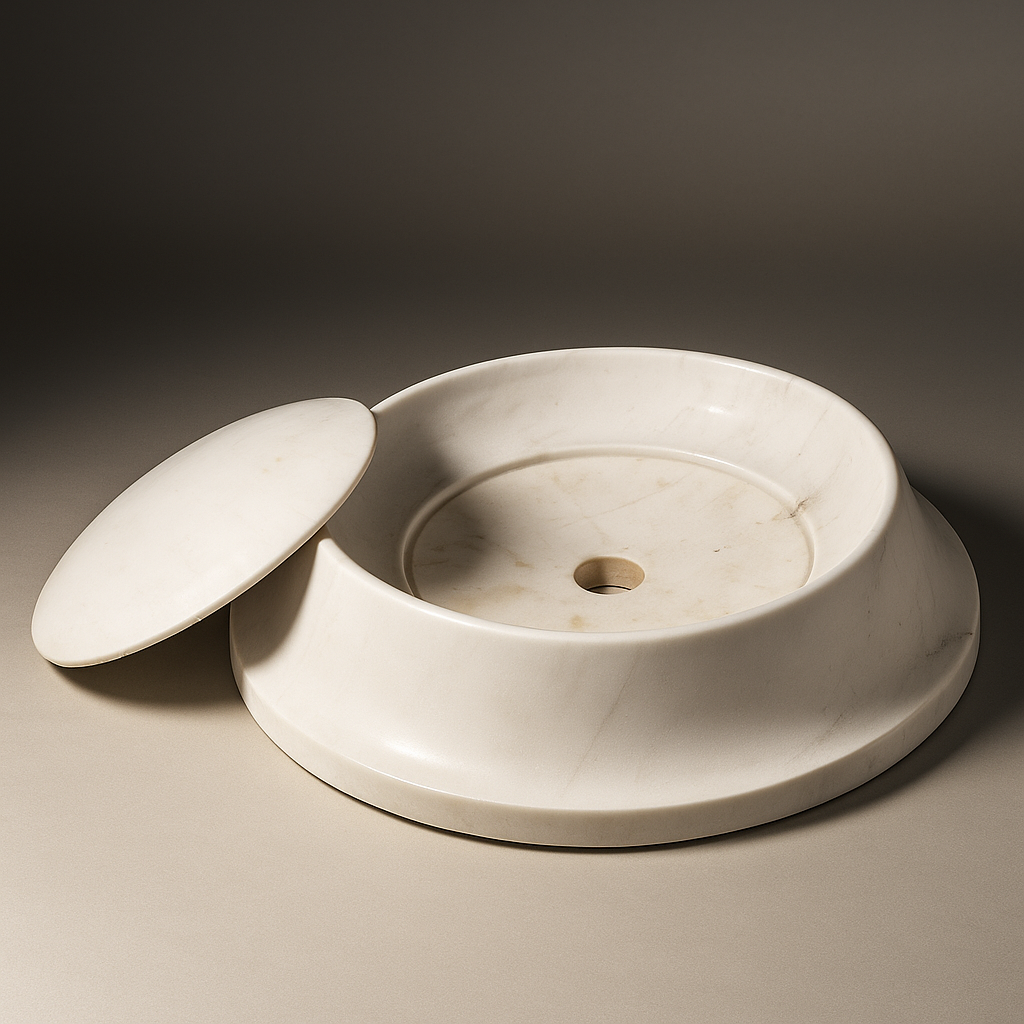 Whorl Sink - White