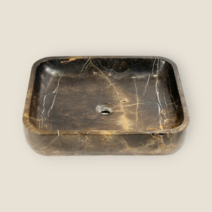 Rounded Rectangle Sink - Black