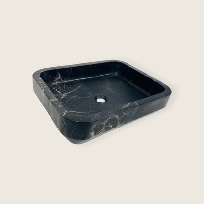 Rounded Rectangle Sink - Polish Black