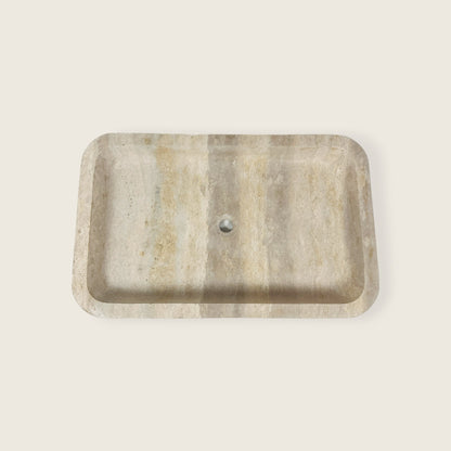 Rectangle Sink - Travertine