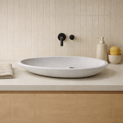 Teardrop Sink - White