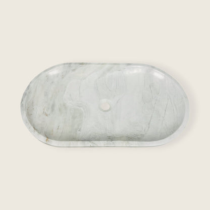 Oblong Sink - Cheetah White
