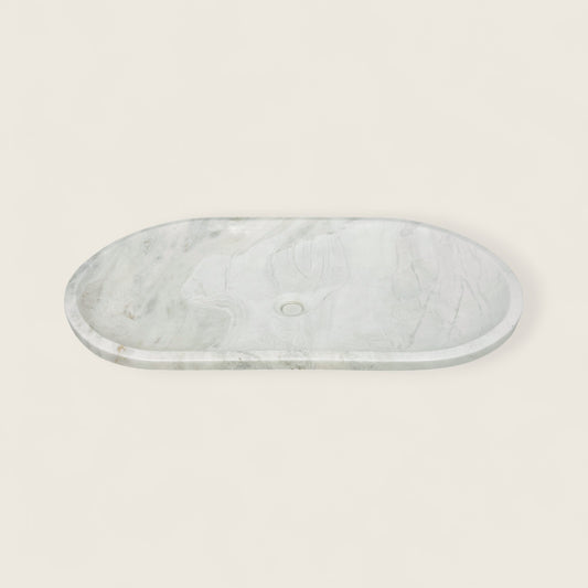 Oblong Sink - Cheetah White