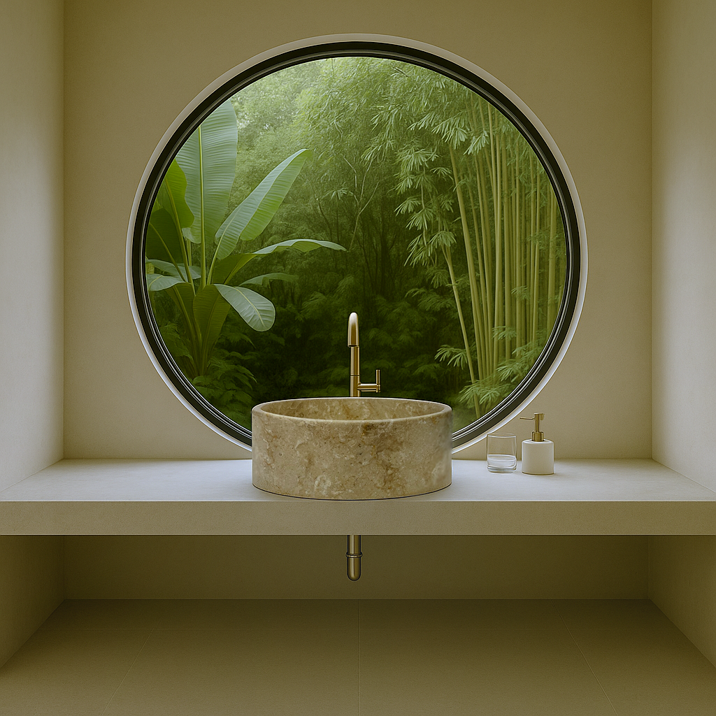 Canister Sink - Beige