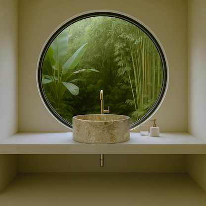 Canister Sink - Beige