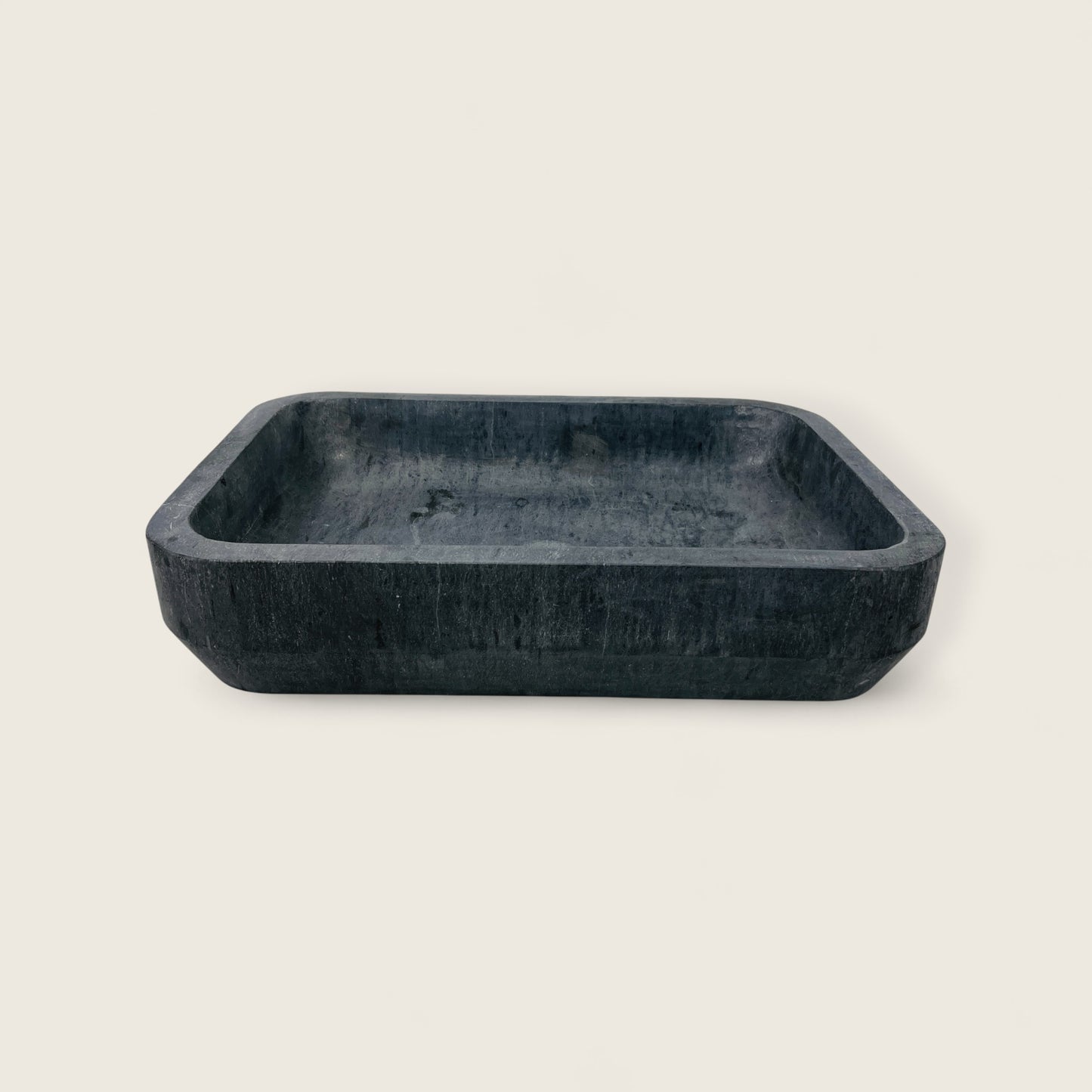 Rounded Rectangle Sink - Matte Black