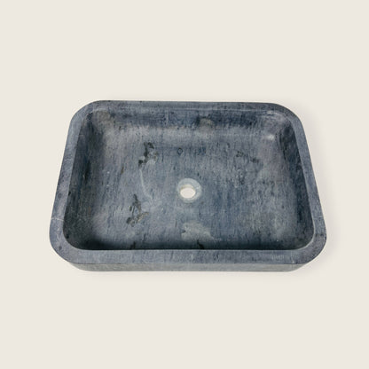 Rounded Rectangle Sink - Matte Black