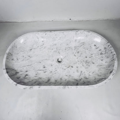 Oblong Sink - Carrara