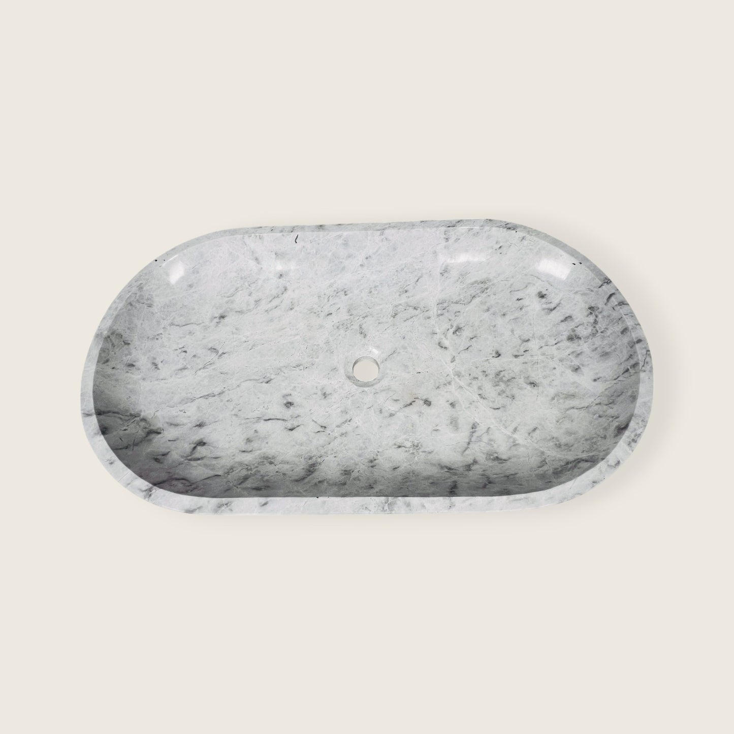 Oblong Sink - Carrara