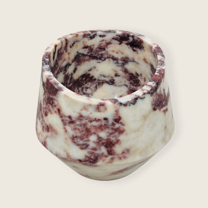 Aztec Stone Basin - Red & White