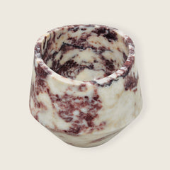 Aztec Stone Basin - Red & White