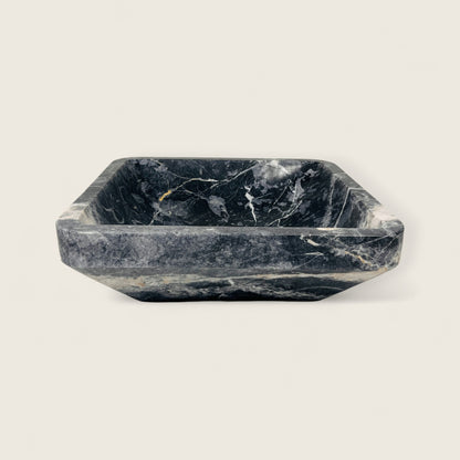 Trapeze Sink - Blue & Black