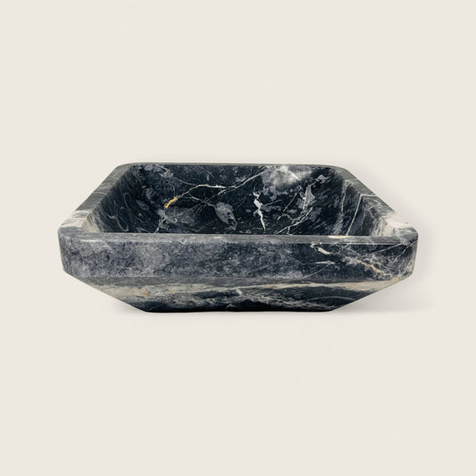 Trapeze Sink - Blue & Black