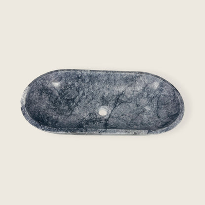 Capsule Sink - Blue & Black