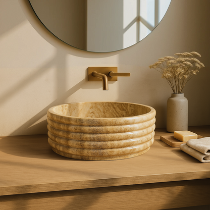 Ringed Sink - Beige