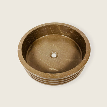 Banded Sink - Brown
