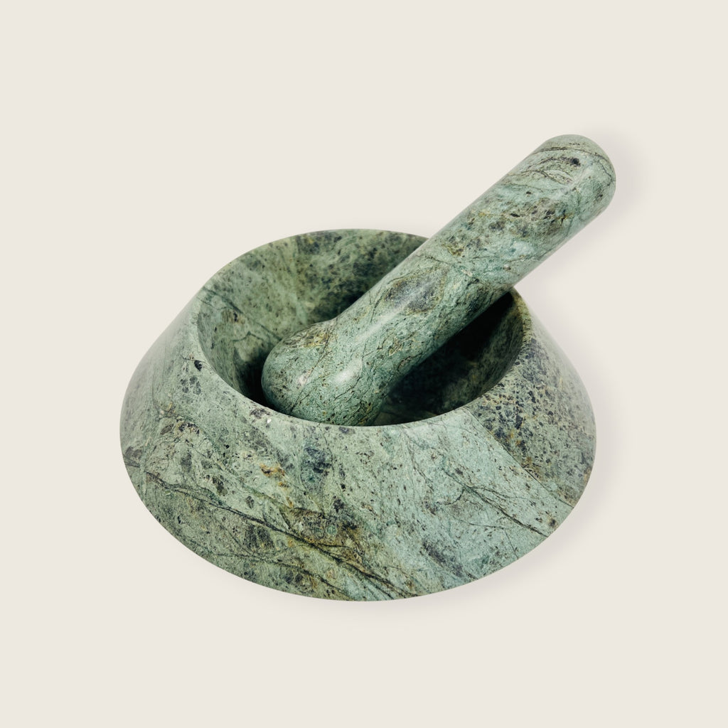 Jungle Green Mortar & Pestle