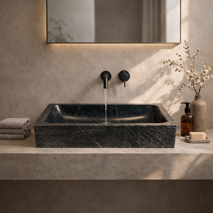 Rectangular Basin - Black