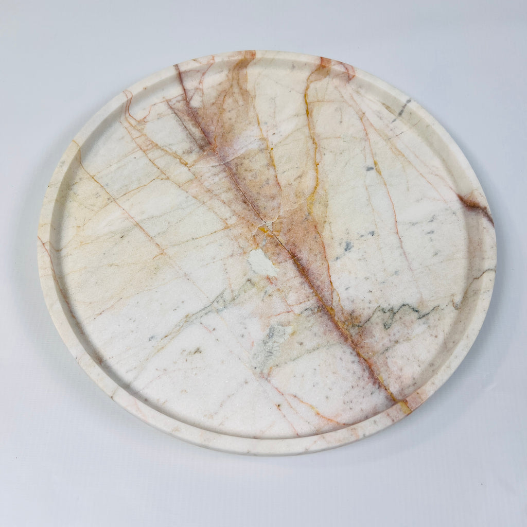 Red Veined Plate