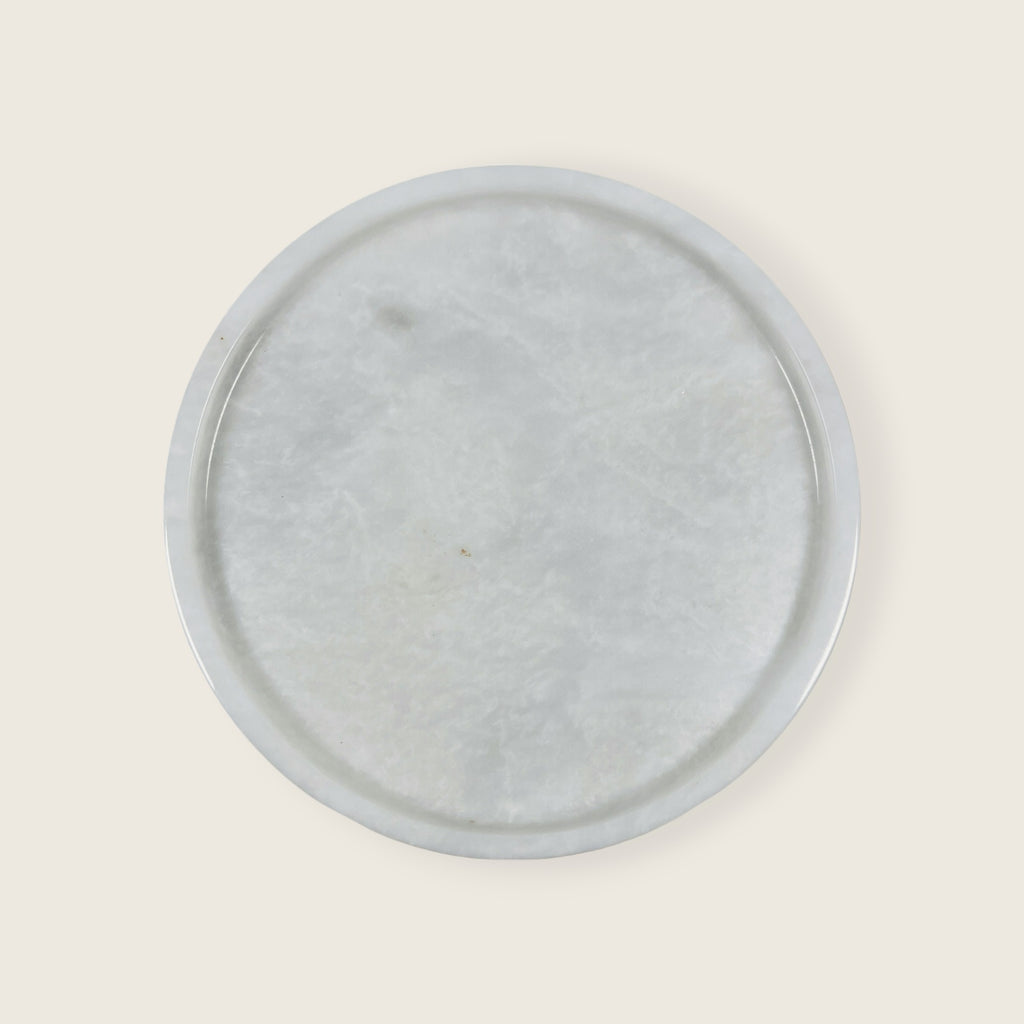 Light Grey Marble Plate