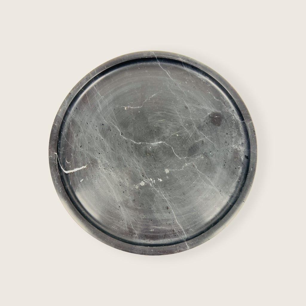 Black Taxila Marble Plate