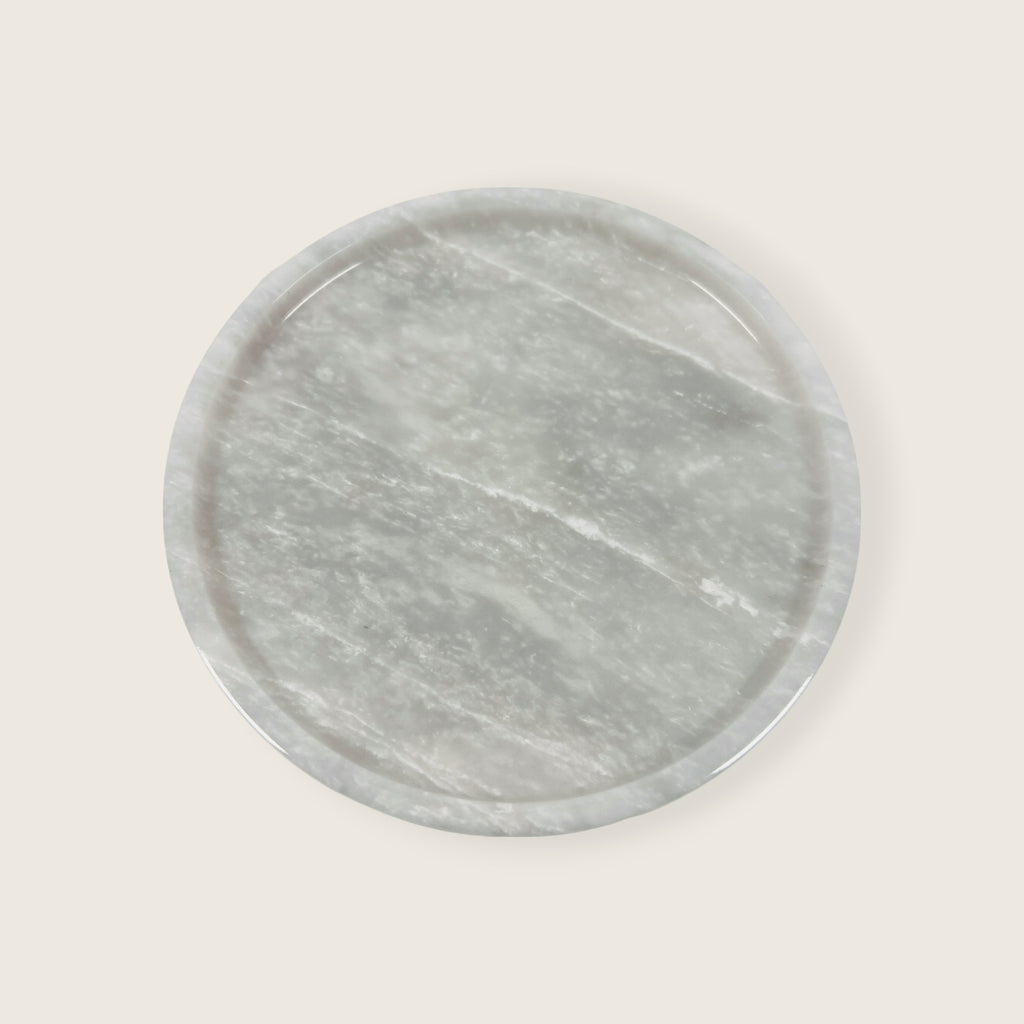 Classic Grey Marble Plate