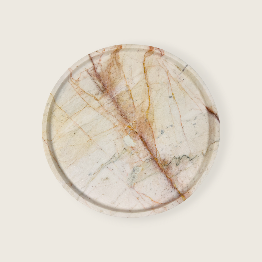 Red Veined Plate