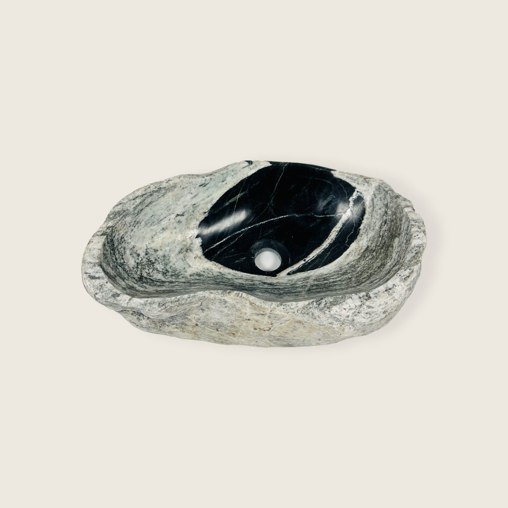 Black-Hole Grey Riverstone Sink