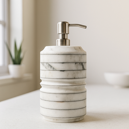 Grooved Pinstripe Soap Dispenser