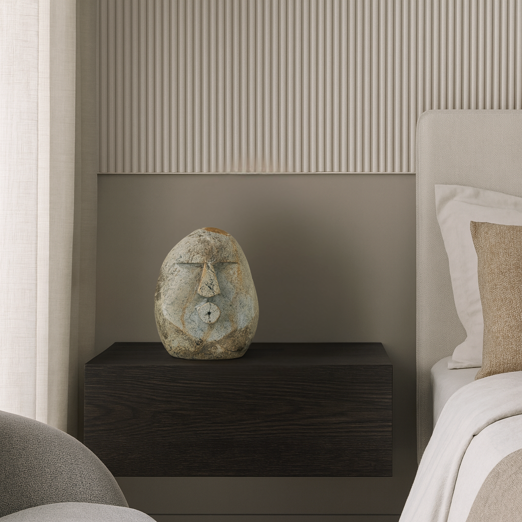 Visage Decor Object - Riverstone