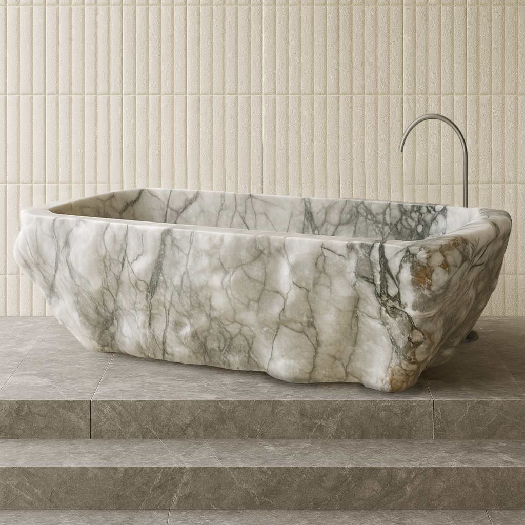 Hand Crafted Bathtub - Gray Commando