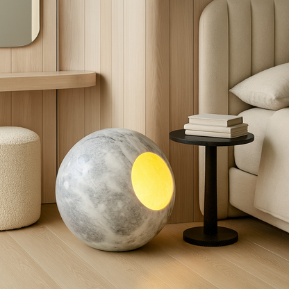 Orb Floor Lamp - Gray
