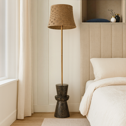 Belted Floor Lamp - Black