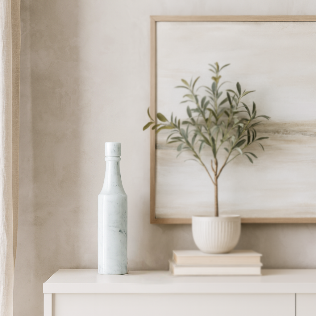 Slender Ornament Bottle - Gray