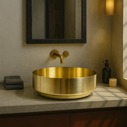 Matte Brass Sink