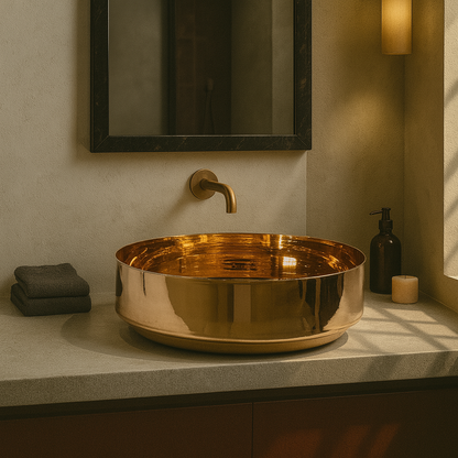 Polished Copper Sink