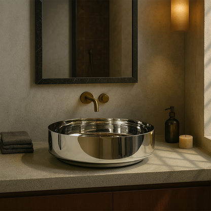 Polished Stainless Steel Sink