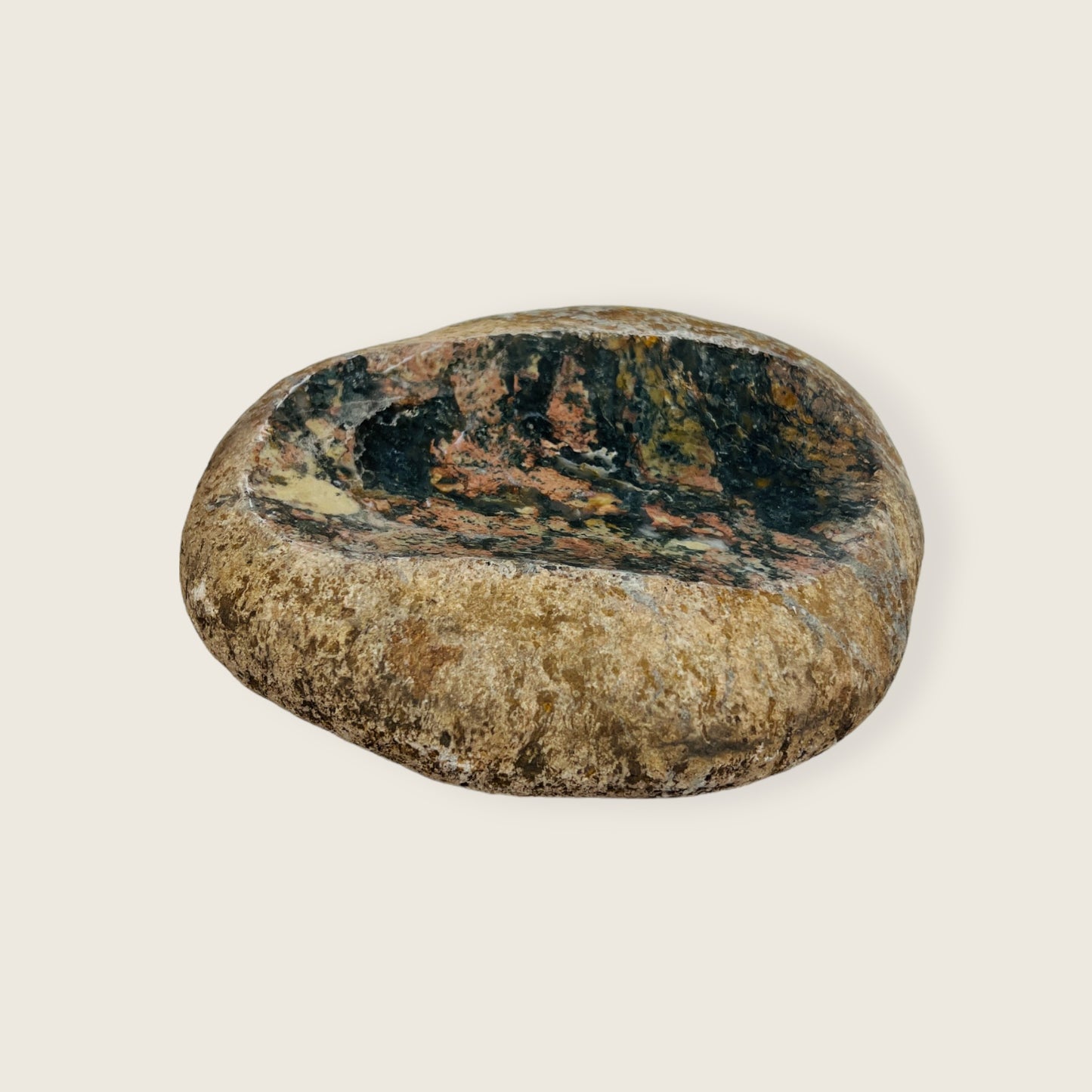 Gold Brushed Soap Dish - Riverstone