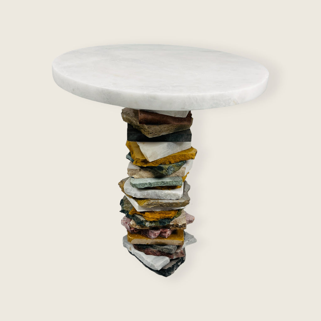 Multi-Layered Marble Table