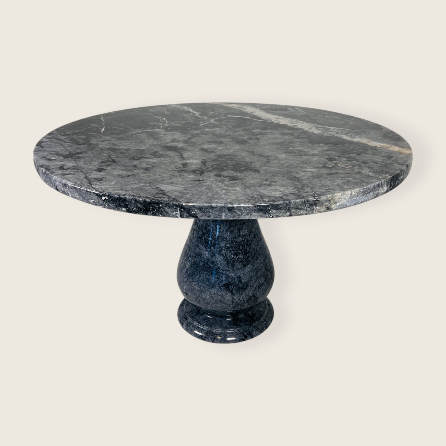 Helix Marble Table - Black & Blue